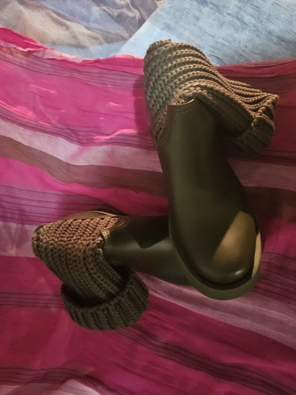 Moncler Black Knit-Cuff Waterproof Ankle Boots. NWOB. NEVER BEEN WORN.